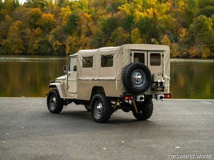 Реконструкция Toyota FJ45 Land Cruiser сделает пуристов счастливыми | Carscoops